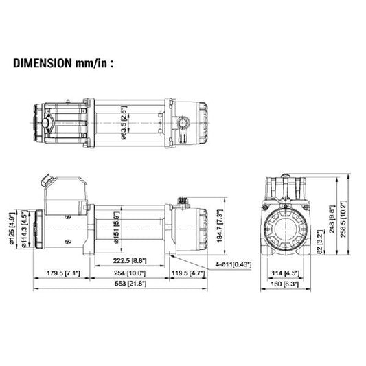 ComeUp GIO 120s Winch - Autobacs India