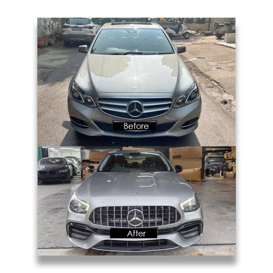 Mercedes Benz E class 2012-15 upgrade to 2023-24 E63 AMG kit