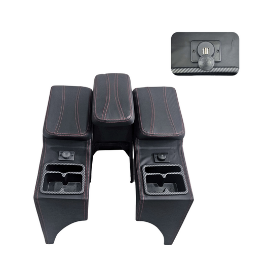 Armrest Console with USB Charging Ports for Mahindra Thar 2020+