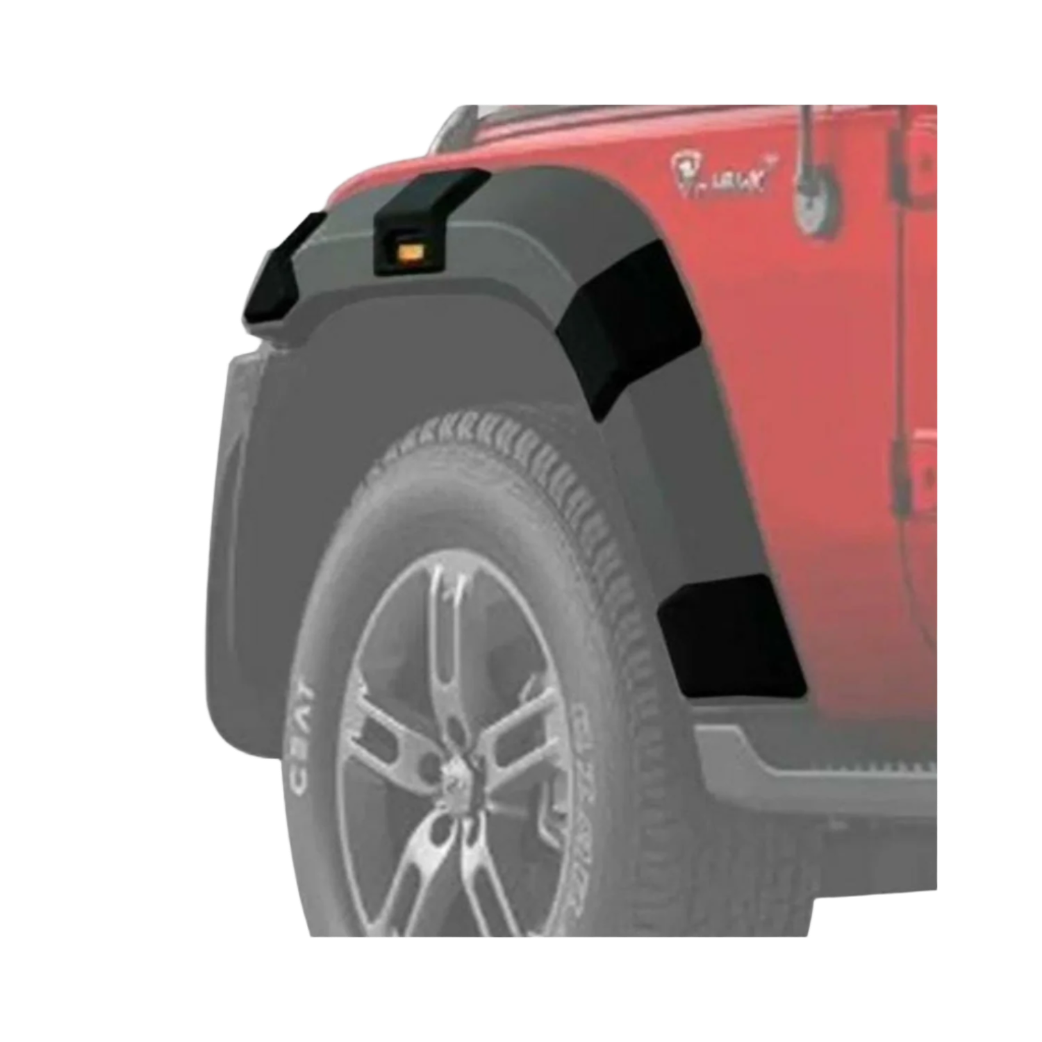 Abs Wheel Arch Cladding For Mahindra Thar 