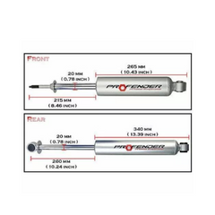 Profender Nitrogas Suspension Shock Absorber For Isuzu D-max