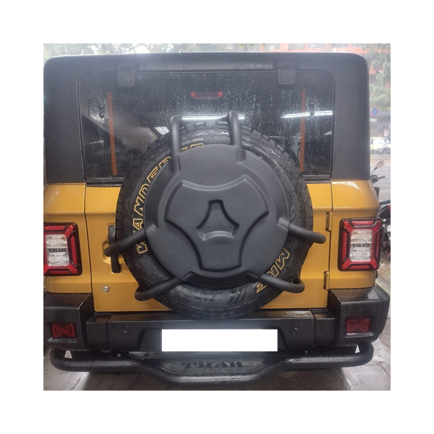 Mahindra Thar Stepney Cover with Linex Coating V2