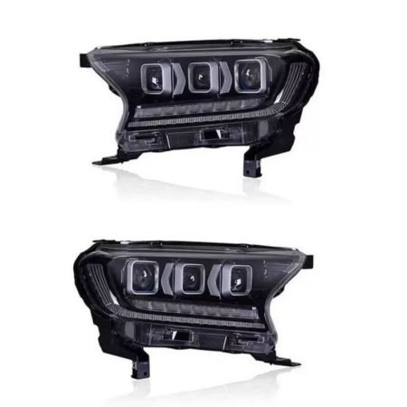 Ford Endeavour Bugatti Style Tri-lens HeadLights