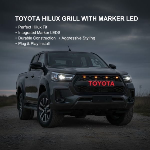 Toyota Hilux Grill With Marker LED