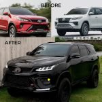 Toyota Fortuner Type 3 ,type 4 GR sport conversion 1:1 OEM style Body Kit