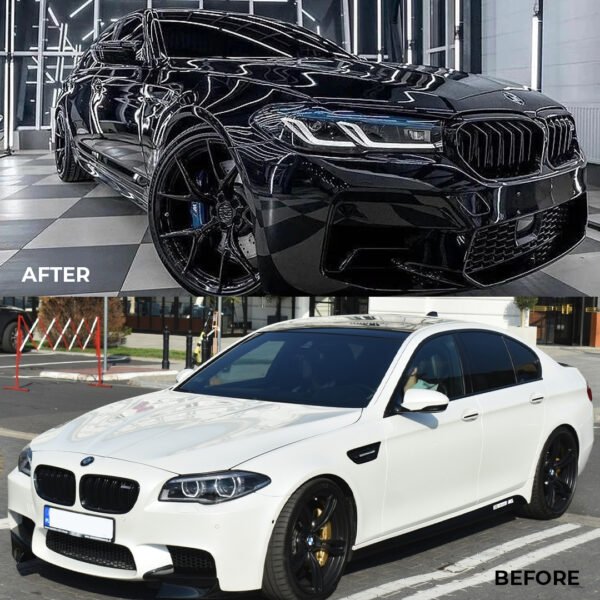 BMW 5 Series F10/F18 (2010-2017) to 2021+ G30/G38/F90 LCI M5 M-Sport Facelift Conversion kit