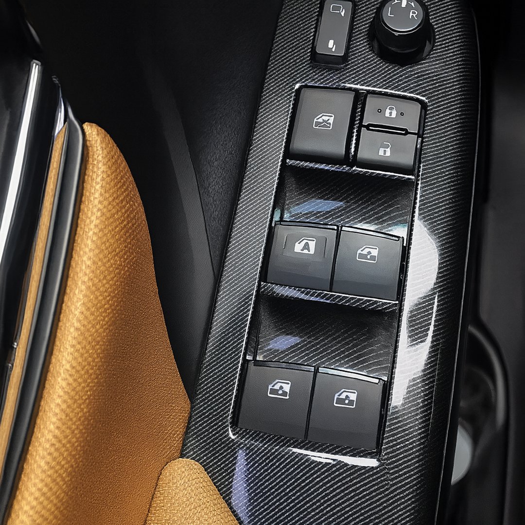 Carbon Fiber Door Switch Panels For Hilux & Fortuner - ROAVION