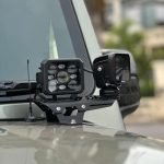 Proman Bonnet Side Light Mount Clamp For Mahindra Thar