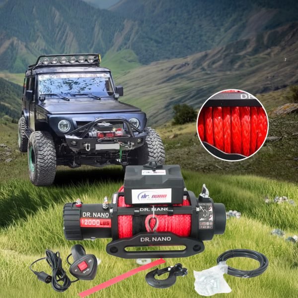 Dr. Nano 12000 Lbs Synthetic Rope Off-road Winch