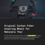 Original Carbon Fiber Steering Wheel For Mahindra Thar
