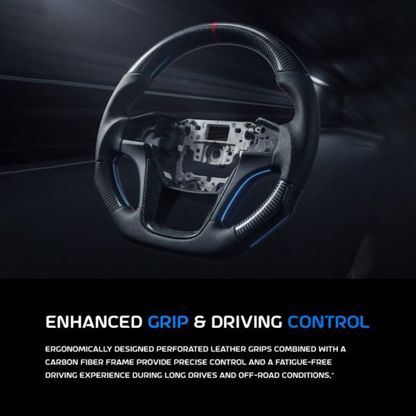 Original Carbon Fiber Steering Wheel For Mahindra Thar