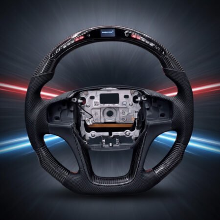 Original Carbon Fiber Steering Wheel with LED For Mahindra Thar