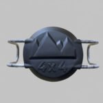 Mahindra Thar Stepney Cover with Linex Coating and Metal Handle