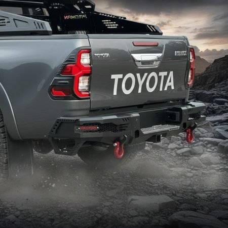 ProMan Hilux Thunder Series Rear Metal Bumper