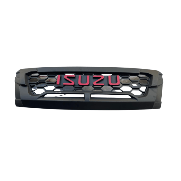 Isuzu D-Max 2024 Front Grill glossy ABS red logo
