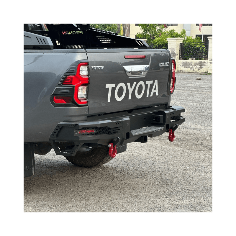 ProMan Hilux Thunder Series Rear Metal Bumper