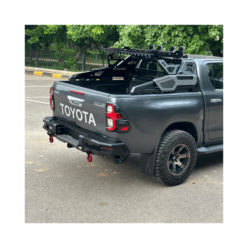 ProMan Hilux Thunder Series Rear Metal Bumper - Image 2