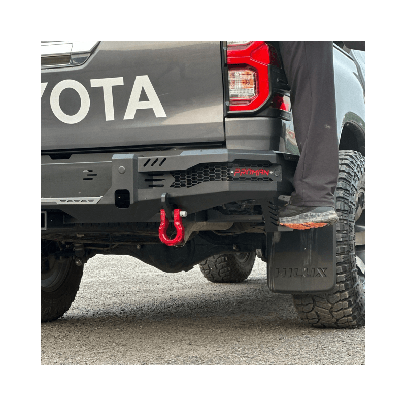 ProMan Hilux Thunder Series Rear Metal Bumper - Image 4