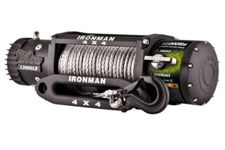 monster winch 12000 lbs 12v electric synthetiic rope