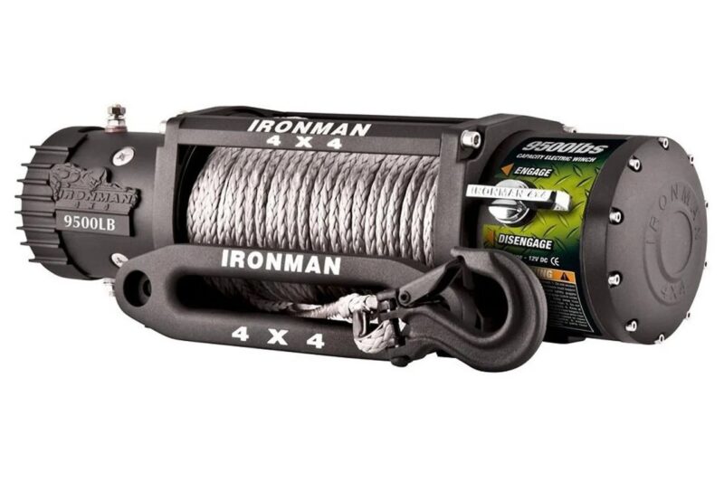 Monster Winch 9500lb – 12V (With Synthetic Rope)