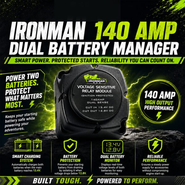 iron man 140 amp Dual Battery Manager