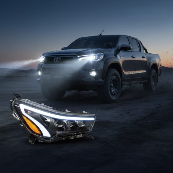 GR Sport LED Three Scoop Headlight for Toyota Hilux
