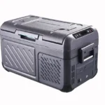 M A R K Sports Refrigerator 35L portable car freezer shown with open lid and contents