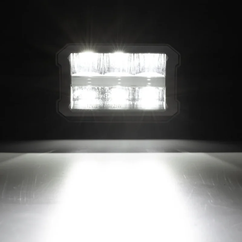 4.5 INCH 120W 13920LM LED PODS WITH WHITE DRL & AMBER OFF ROAD DRIVING LIGHT - Image 3