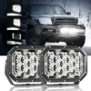 Auxbeam 7x5 Inch LED Pods White Driving Lights with DRL