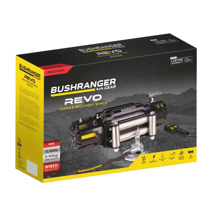 Bushranger REVO Winch | 12,000LB | WIRE - Image 2