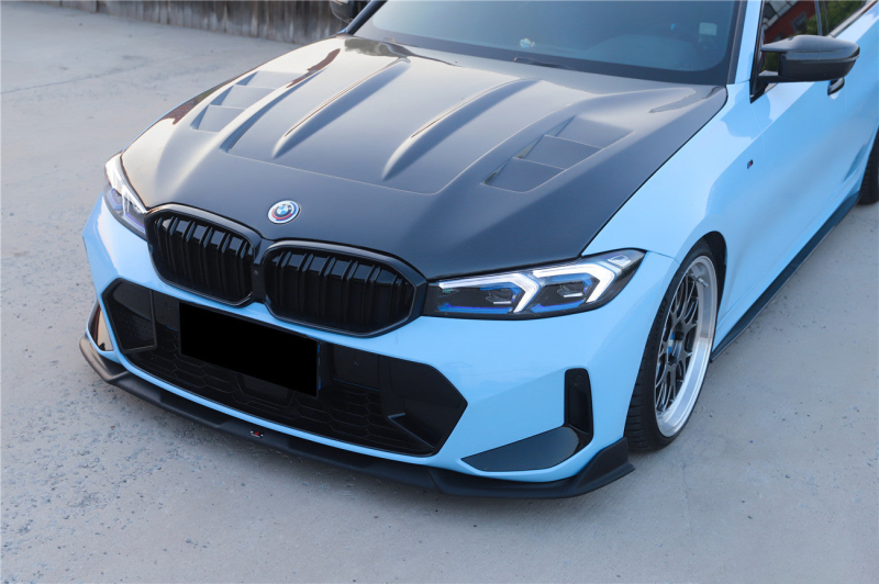 JSK STYLE CARBON FIBER HOOD BONNET for 2019-2021 BMW 3 SERIES G20 - Image 4