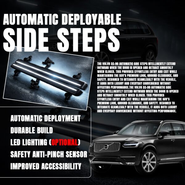 Volvo XC-90 automatic side steps