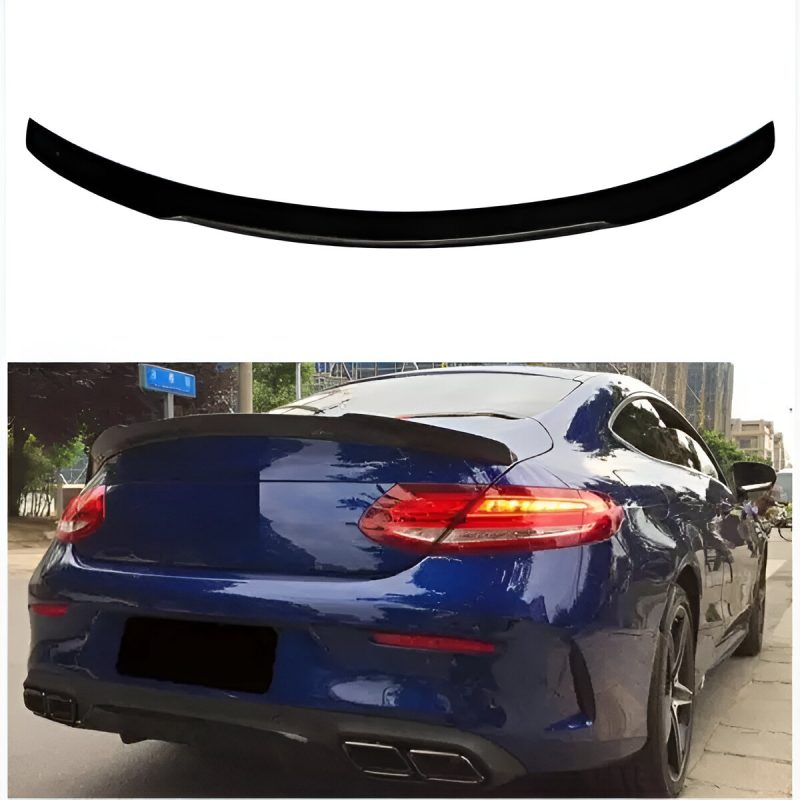 Rear Trunk Spoiler Compatible with Mercedes C Class Coupe  W205 2014-2020 - Image 4