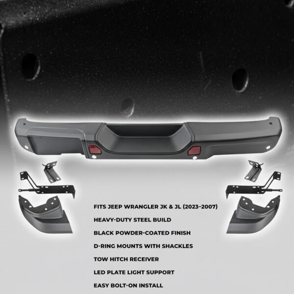 Jeep wrangler rear bumper