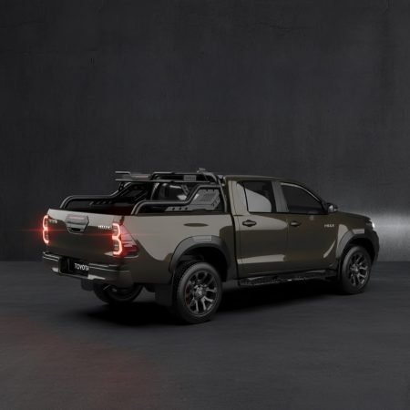 Hamer Titanium Roll Bar with Lunar Style Roof Rack for Toyota Hilux and Isuzu D-Max