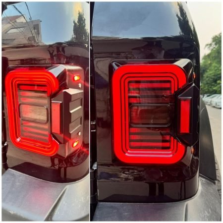 Wrangler style LED tail lamps for Mahindra Thar