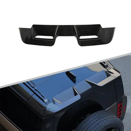 Rock style Carbon fiber rear wing spoiler for land rover Defender 110/90