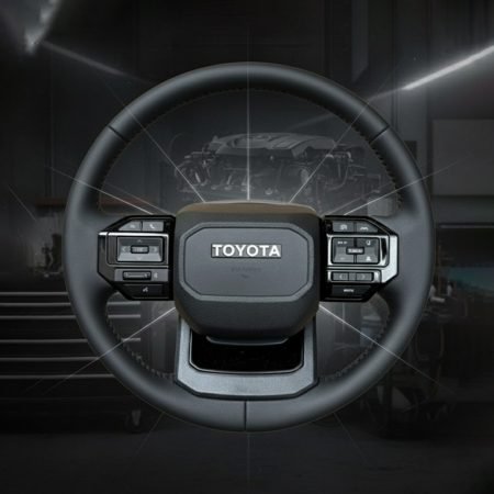 Prado Style Steering Wheel for Toyota Fortuner, Hilux, Prado, Innova and more