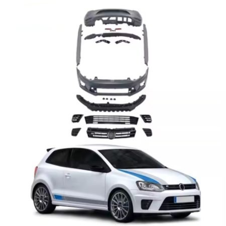 VW Polo T2 to WRC-style conversion kit with integrated fog lamps