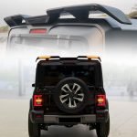 Mahindra Thar ROXX Wrangler Style Spoiler Rear View