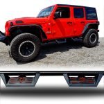 Jeep Wrangler metal side steps, Jeep Wrangler side steps, Jeep Wrangler off-road accessories