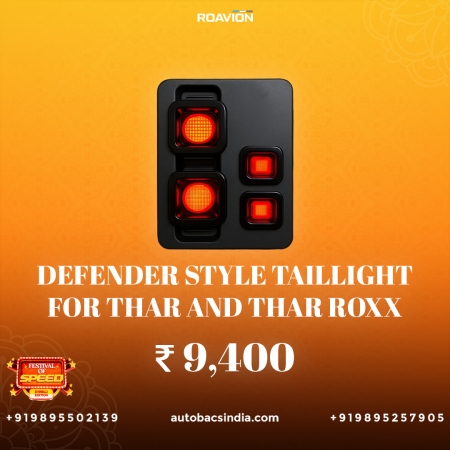 Defender Style Taillight for Thar and Thar Roxx