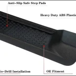 abs side steps for jeep wrangler