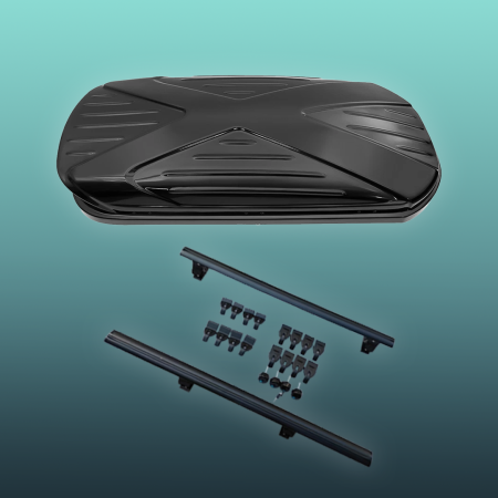 roofbox and crossbar