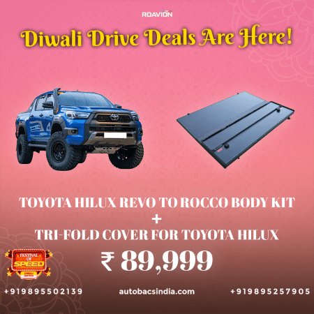 Rocco Kit + Tri-Fold Cover Combo for Toyota Hilux
