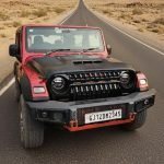 Wrangler style hood for mahindra thar and thar roxx