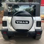 Stephney Cover for Thar 3 Door | Silver & Black Spare Wheel Cover