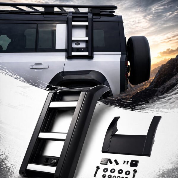 Defender Rear Storage Box with Ladder
