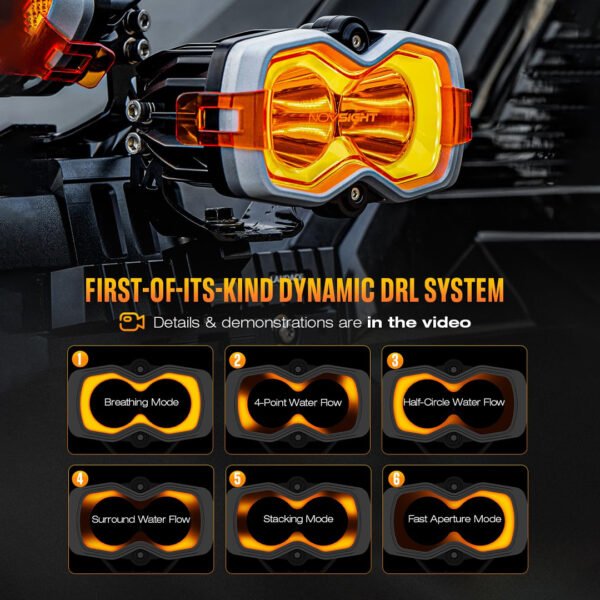 Novsight 4.5 Inch Halo Pro LED Pod Light