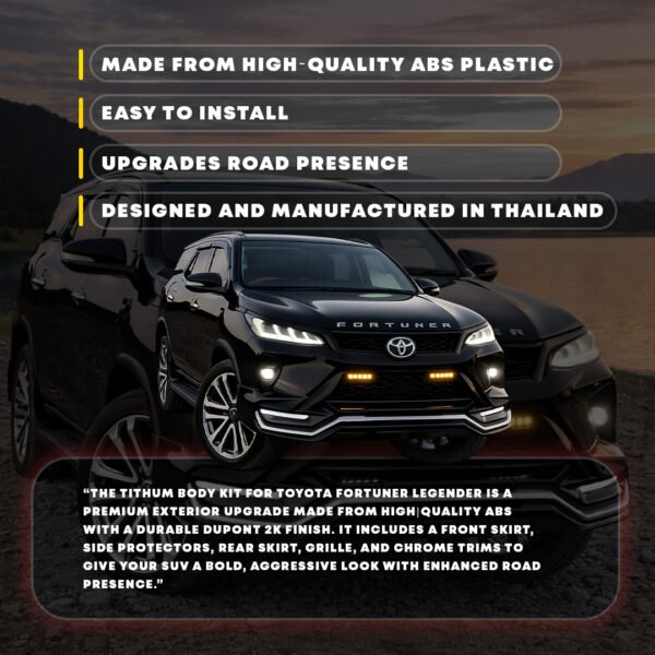 Tithum Body Kit for Fortuner Legender